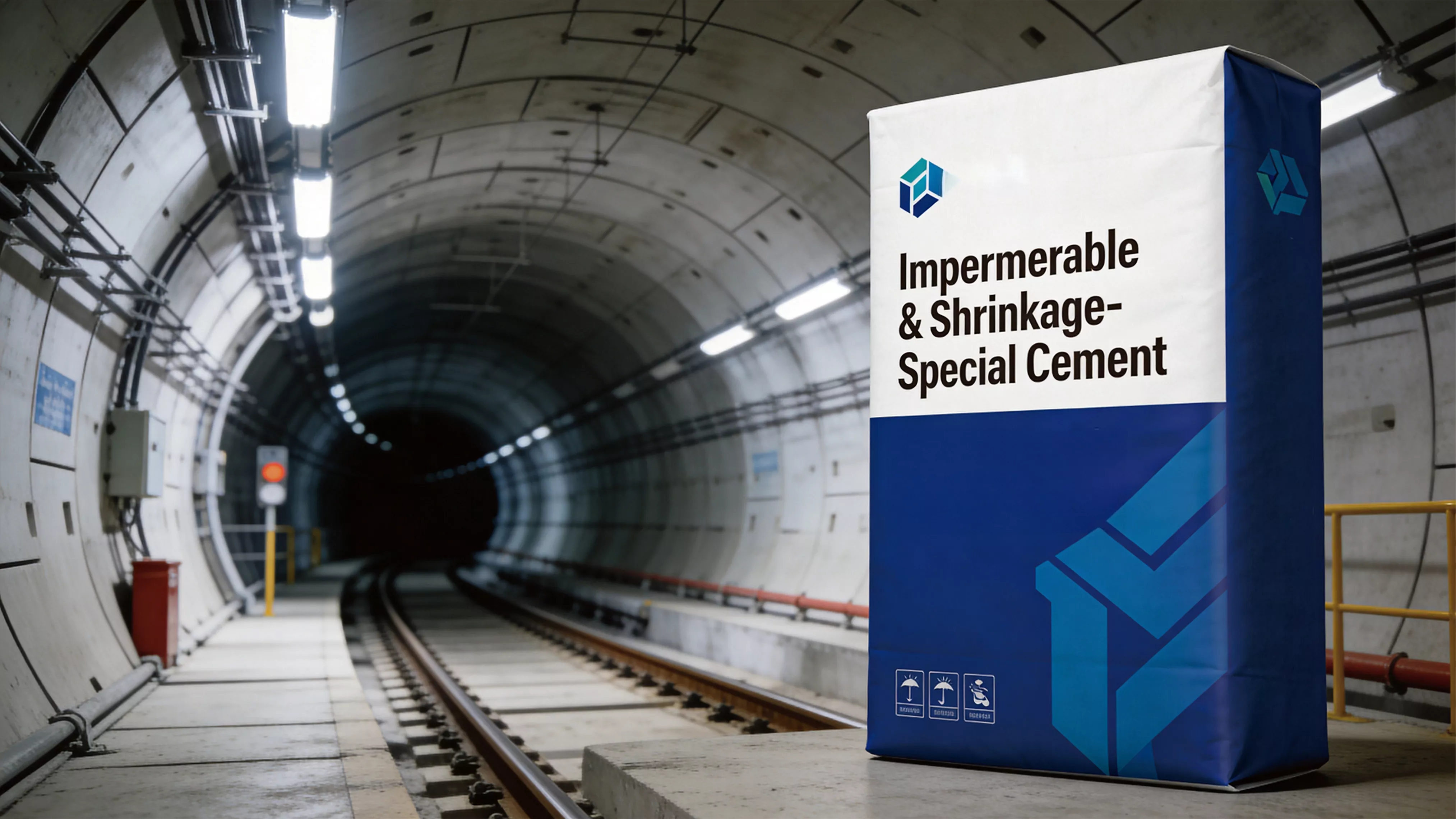 Anti-seepage and shrinkage special cement for subway construction