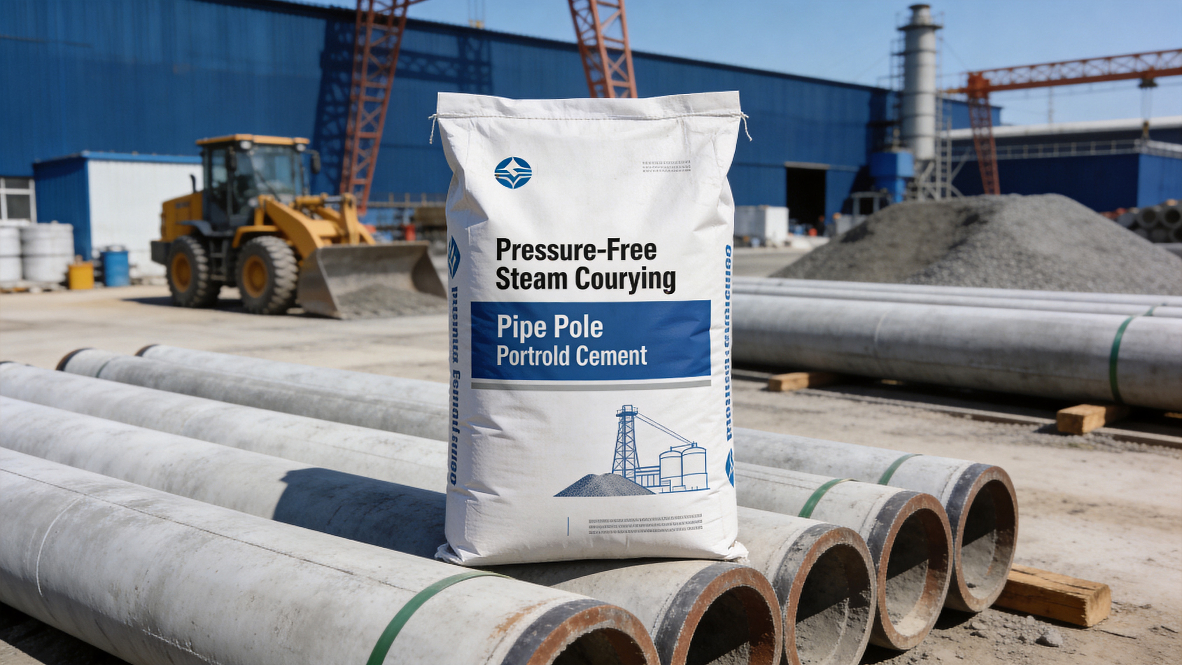 Non-vapor-pressure pipe piles cement